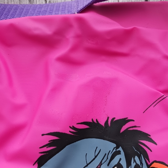 Disney Winnie The Pooh Plastic Crossbody Satchel Bag Pink School Everyday Casual - Picture 14 of 15